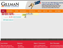 Tablet Screenshot of gillmanhomecenter.com